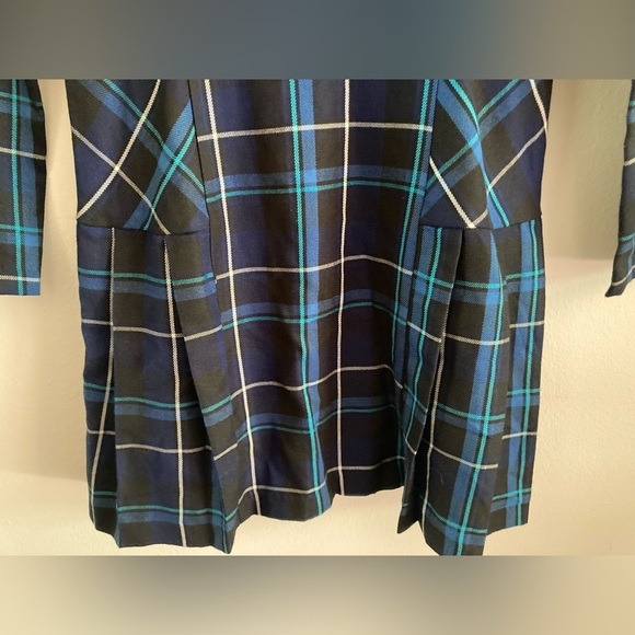 Romeo & Juliet Couture Plaid Long Sleeve Mini Dress Small Academia Preppy NWT - Picture 6 of 10